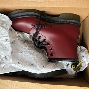 Dr. Martens Men's Cherry Red Boots
